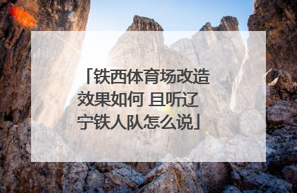铁西体育场改造效果如何 且听辽宁铁人队怎么说