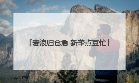麦浪归仓急 新垄点豆忙