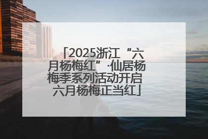 2025浙江“六月杨梅红”·仙居杨梅季系列活动开启 六月杨梅正当红