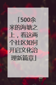 500余米的海塘之上，看这两个社区如何开启文化治理新篇章